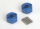 Traxxas Blue Aluminum Hex Wheel Hubs