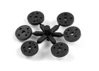 Xray 4-Hole Composite Shock Piston Set - Straight - Wide (2)
