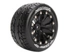 Louise 1:10 ST-Rocket 2.8 inch Truck Tire Mounted on Black Rim - 0 Offset - Soft (2)