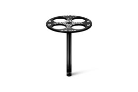 Hudy Vacuum Pump Post & Shock Holder - On-Road