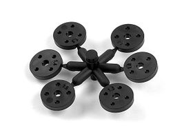 Xray 4-Hole Composite Shock Piston Set - Straight - Wide (2)