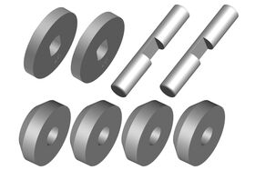 Team Corally Planetary Diff Gears Metal 1 Set