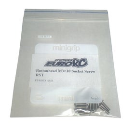 EuroRC Kupukanta M3x10 RST Kuusiokoloruuvi (10)