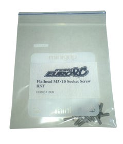 EuroRC Uppokanta M3x10 RST Kuusiokoloruuvi (10)