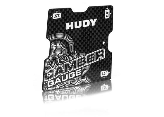 Hudy Graphite Quick Camber Gauge 1/10 Touring 1.5&deg; 2&deg; 2.5&deg;