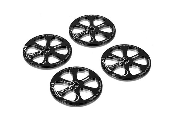 Hudy Alu Set-up Wheel for 1/10 Touring Cars (4)