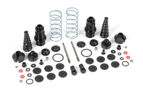 Xray XB9 Front Shock Absorbers + Boots Complete Set (2)