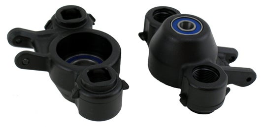 RPM Traxxas Revo, T-Maxx 2.5R / 3.3 & E-Maxx 16.8 Axle Carriers & Oversized Bearings - Black