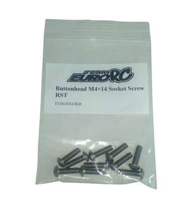 EuroRC Kupukanta M4x14 RST Kuusiokoloruuvi (10)