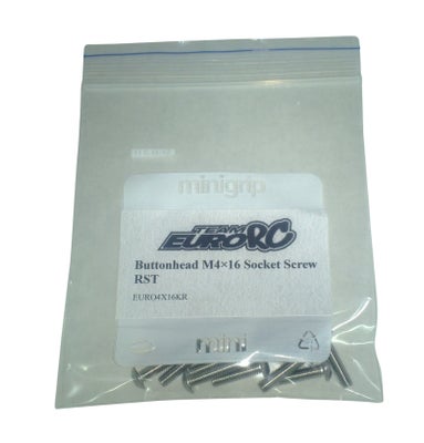 EuroRC Kupukanta M4x16 RST Kuusiokoloruuvi (10)