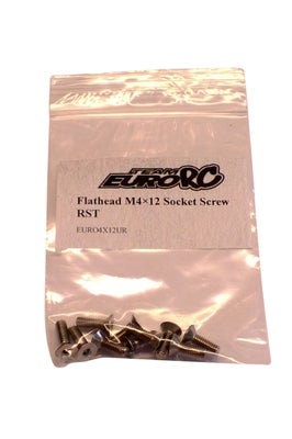 EuroRC Uppokanta M4x12 RST Kuusiokoloruuvi (10)