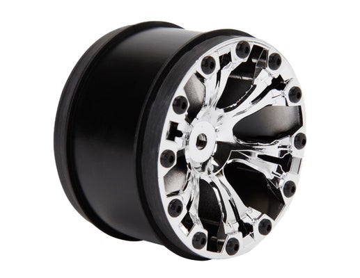 Louise 1:10 Traxxas Style Bead 2.8 Inch Rims - Chrome - Bearing (2)